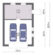 Превосходный гараж на 2 авто