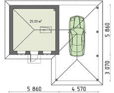 Гараж открытого типа