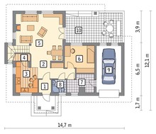 Особняк на 5 спален с оригинальными планировками