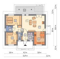 Красивый дом на 5 спален