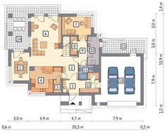 Стильное строение на 6 спален