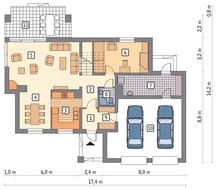 Стильное строение на 5 спален