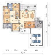 Жилой дом на 5 спален