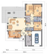 Изящный дом на 4 спальни