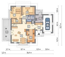 Современный дом на 2 этажа