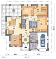 Просторный одноэтажный дом