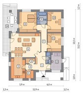 Одноэтажный особняк — украшение загородного участка