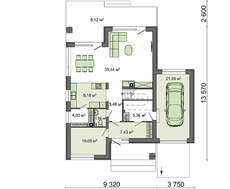 Красивый  дом на 130 м2