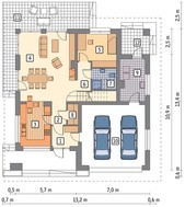 Солидный особняк с гаражом на 2 авто