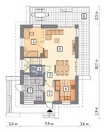 Милый загородный дом на 5 спален