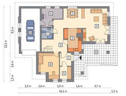 Красивый дом с большой гостиной