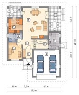 Красивый дом с двумя верандами