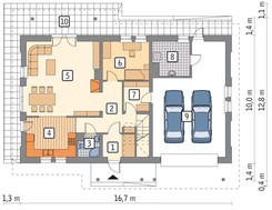 Просторный дом площадью 150 м2