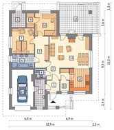 Коттедж в благородных серых оттенках