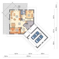 Интересный проект для загородного строения