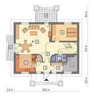 Великолепный дом на два этажа