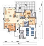 Жилой дом сложной формы