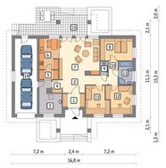 Аккуратный особняк с гаражом на 2 авто