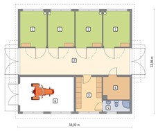 Конюшня с гаражом и комнатой отдыха
