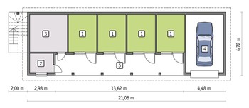 Конюшня на 4 особи с гаражом