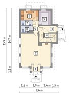 Магазин с жилыми апартаментами на втором этаже