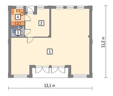 Стильное здание культурного назначения