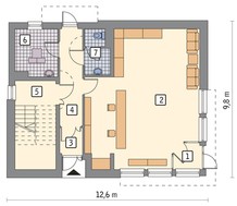 Стильное двухэтажное строение