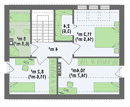 Стильный проект современного коттеджа