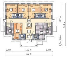 Здание многоквартирного пансионата
