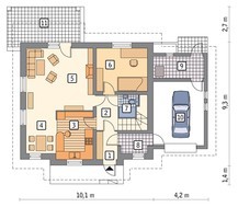 Аккуратный дом в благородной расцветке