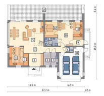 Двухэтажный дом на 8 спален