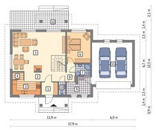 Видный двухэтажный дом