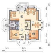 Видный двухэтажный дом на 5 спален