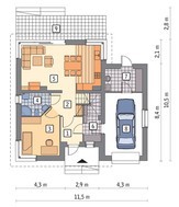 Уютный дом на 4 спальни