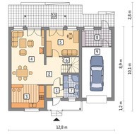 Яркий дом на 5 спален