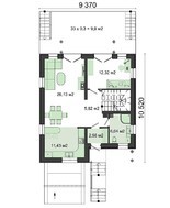 Видный дом с цокольным этажом