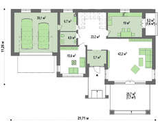 Проект двухэтажного особняка площадью 305 кв.м.