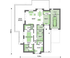 Шикарный большой современный загородный дом площадью 209 кв.м.