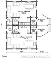 Современный коттедж для торжеств на два зала