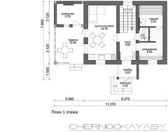 Двухэтажный стильный дом необычного дизайна