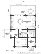 Изящный загородный коттедж с кухней-гостиной со вторым светом