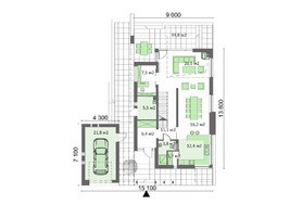 Просторный красивый дом с уютной гостевой зоной