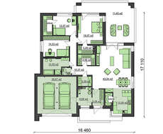 Современный дом в стиле минимализм