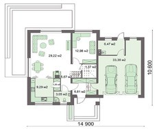 Двухэтажный особняк с просторным спортивным залом