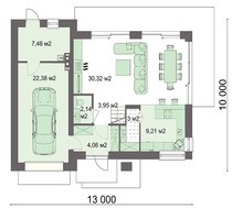 Привлекательный особняк с мансардой и гаражом