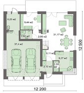 Красивый дом для загородного участка