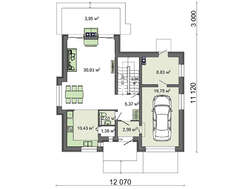 Великолепный жилой дом с красивой гостиной
