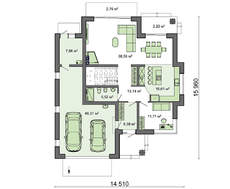 Великолепный особняк с пятью спальнями и просторной террасой на втором этаже