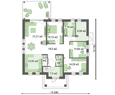 Стильный дом в классическом стиле