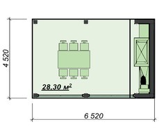 Стильная беседка с открытым мангалом